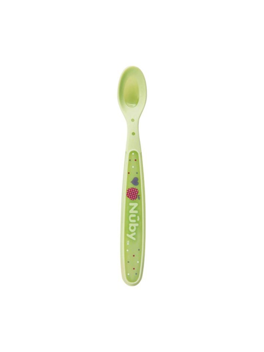 Nuby Little Moments Hot Safe Spoon - 2 Pc image number 2